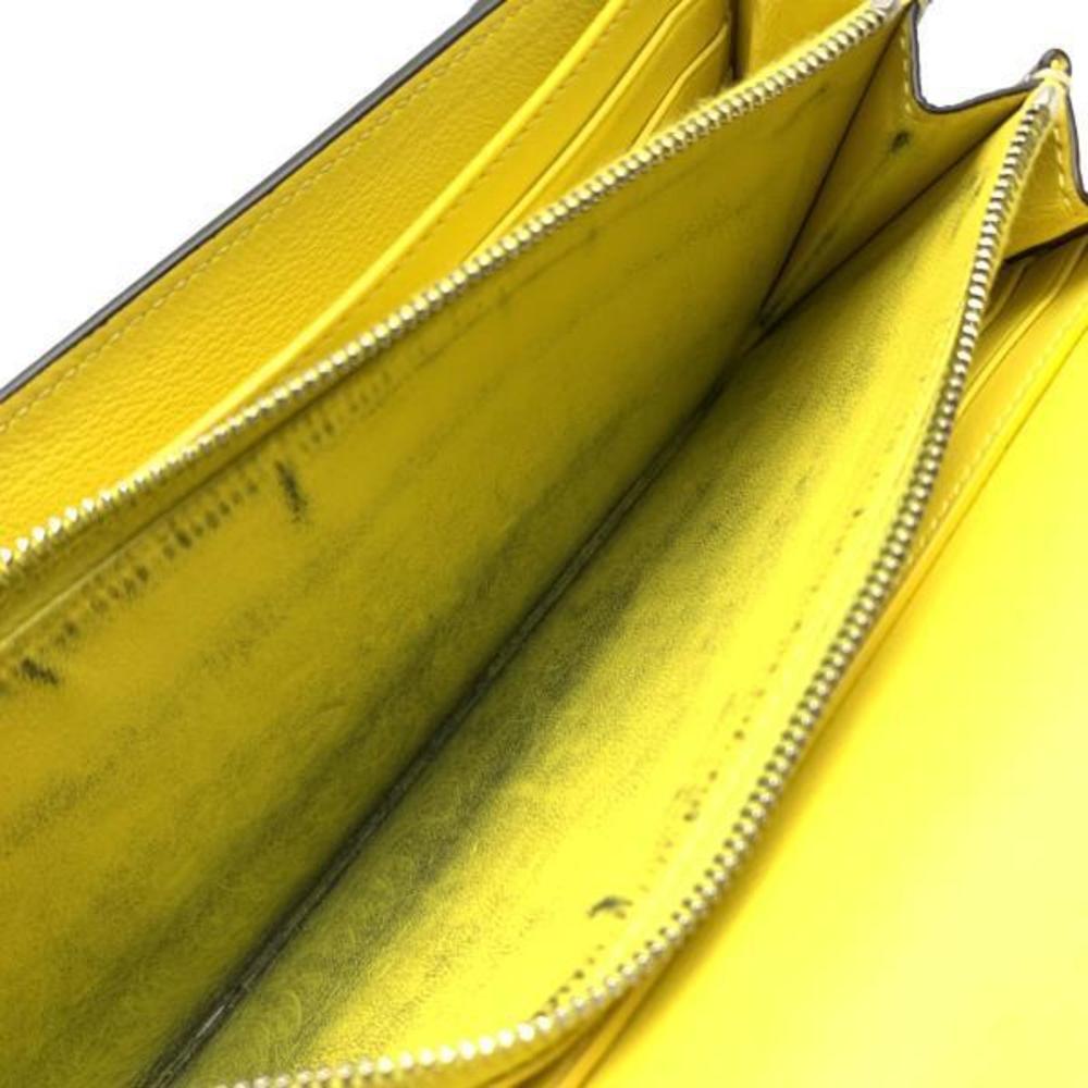 Celine Flap Leather Multi-Function Long Wallet Gr… - image 7